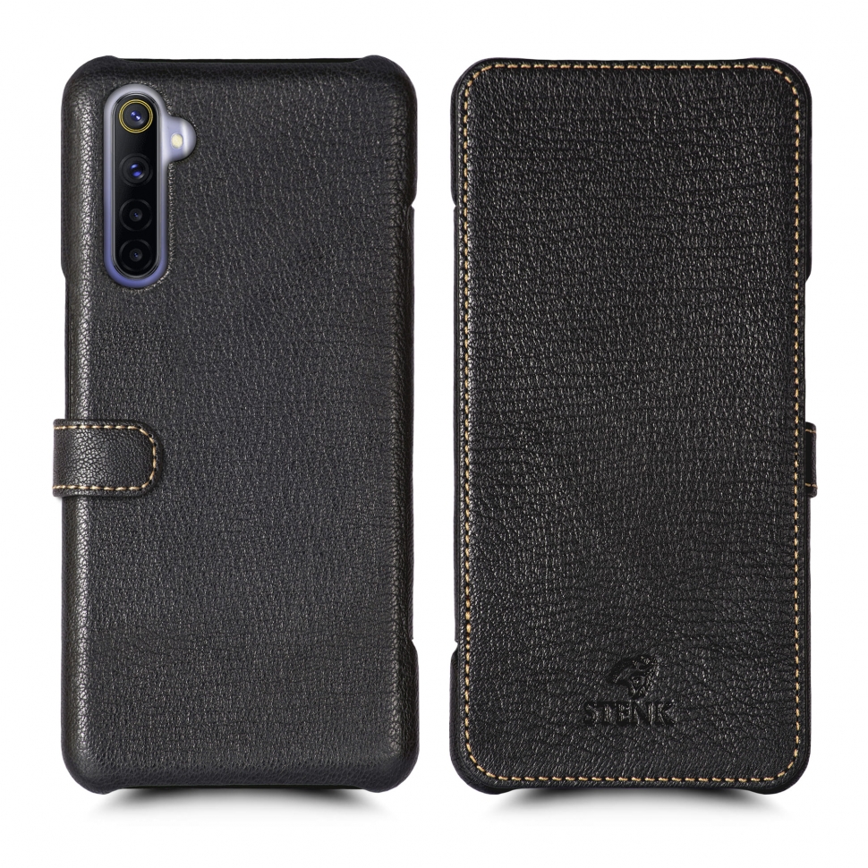 

Чехол книжка Stenk Premium для Realme 6 Чёрный