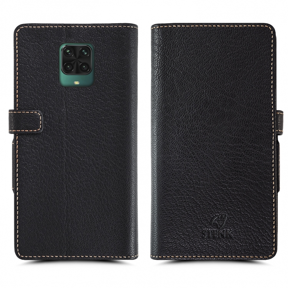 

Чехол книжка Stenk Wallet для Xiaomi Redmi Note 9 Pro Чёрный