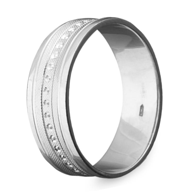

Кольцо обручальное 21.5 мм Серебро 925 5.08 г (ОС-5501, 4531127246)