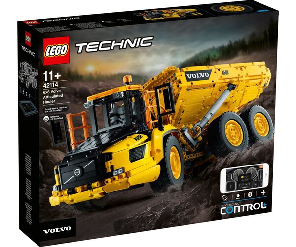 

Конструктор LEGO Technic Сочлененный самосвал 6x6 Volvo (42114)