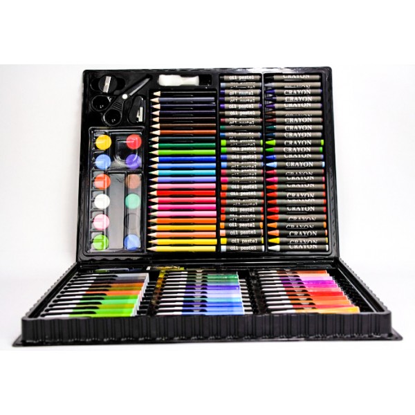 

Большой набор для рисования Art set на 150 предметов Painting Set черный
