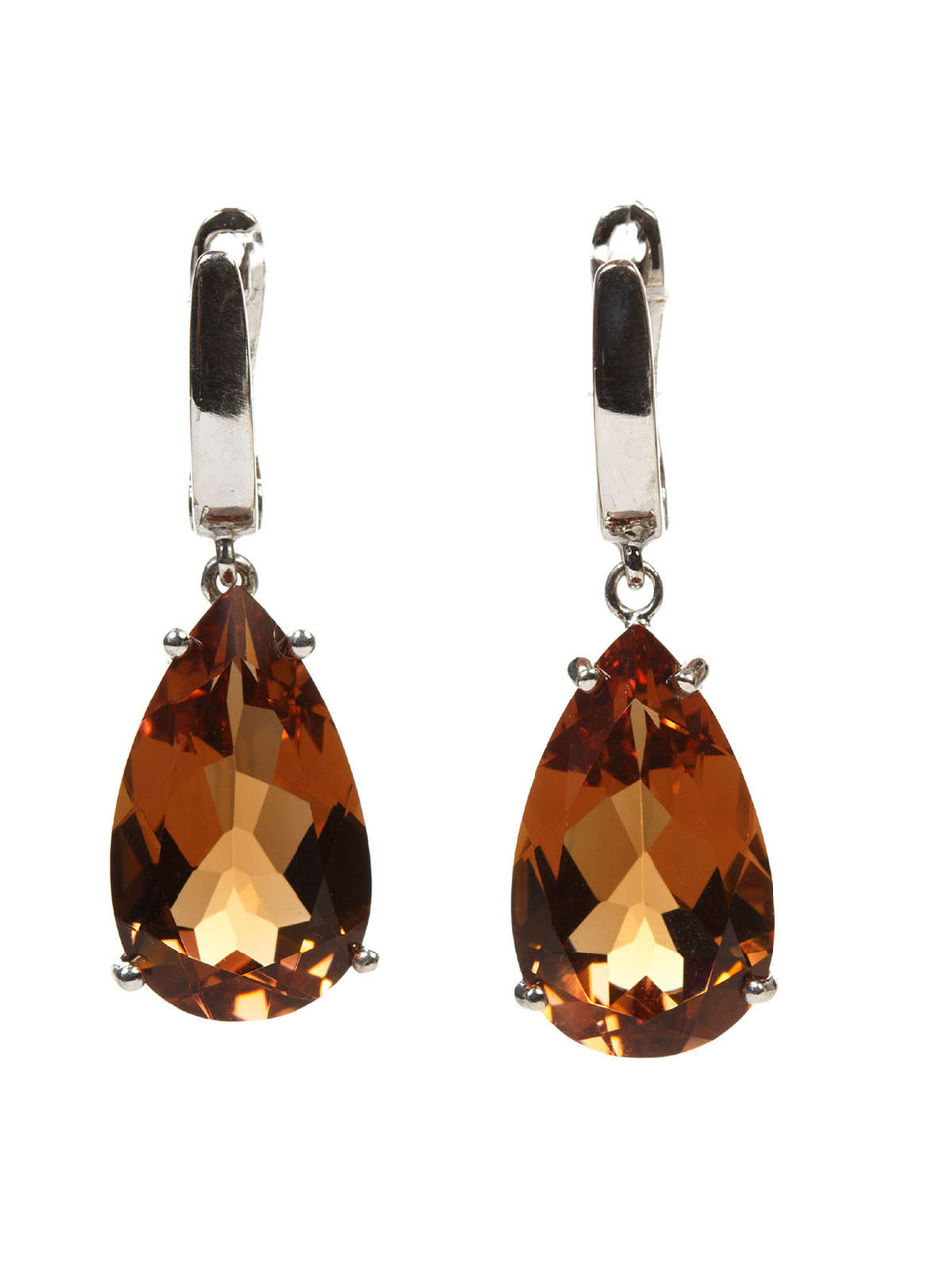

Серьги из серебра с султанит им Т-3490-1