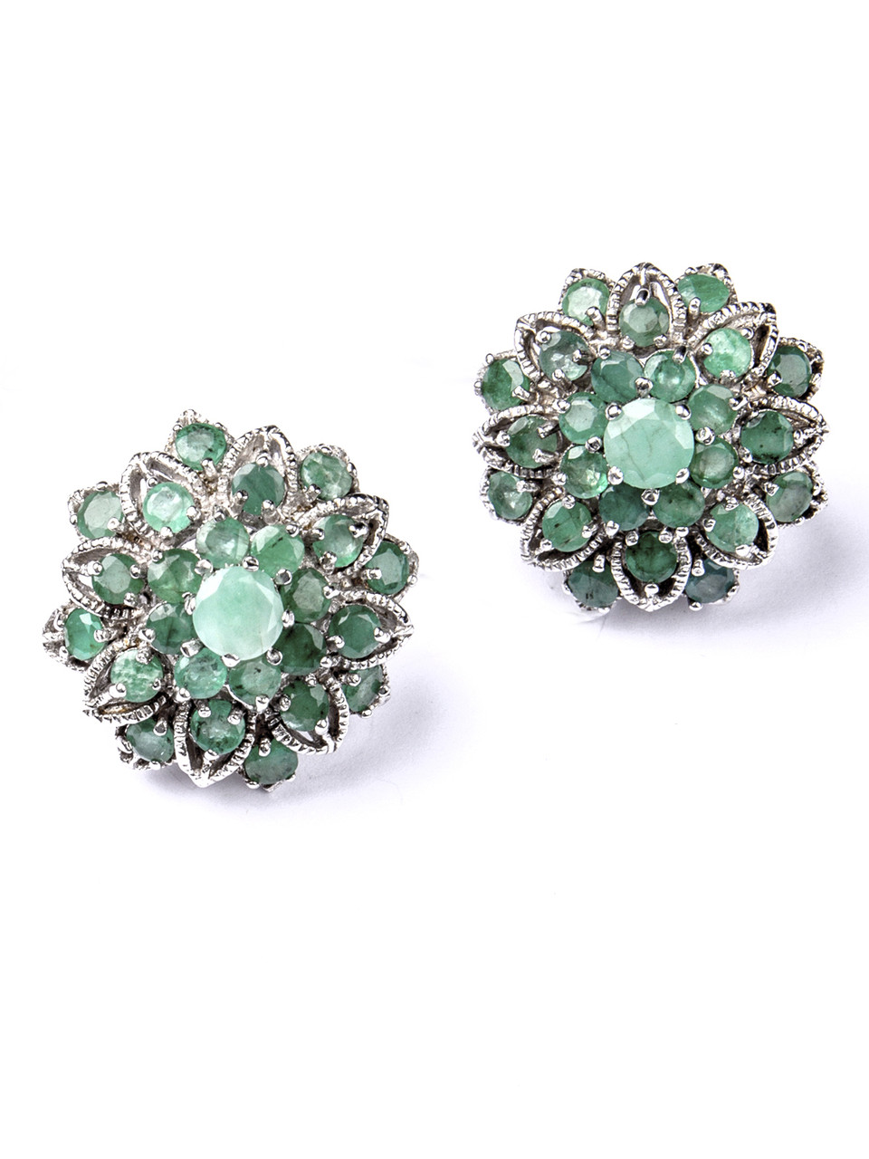 

Серьги из серебра с бериллом EG-002