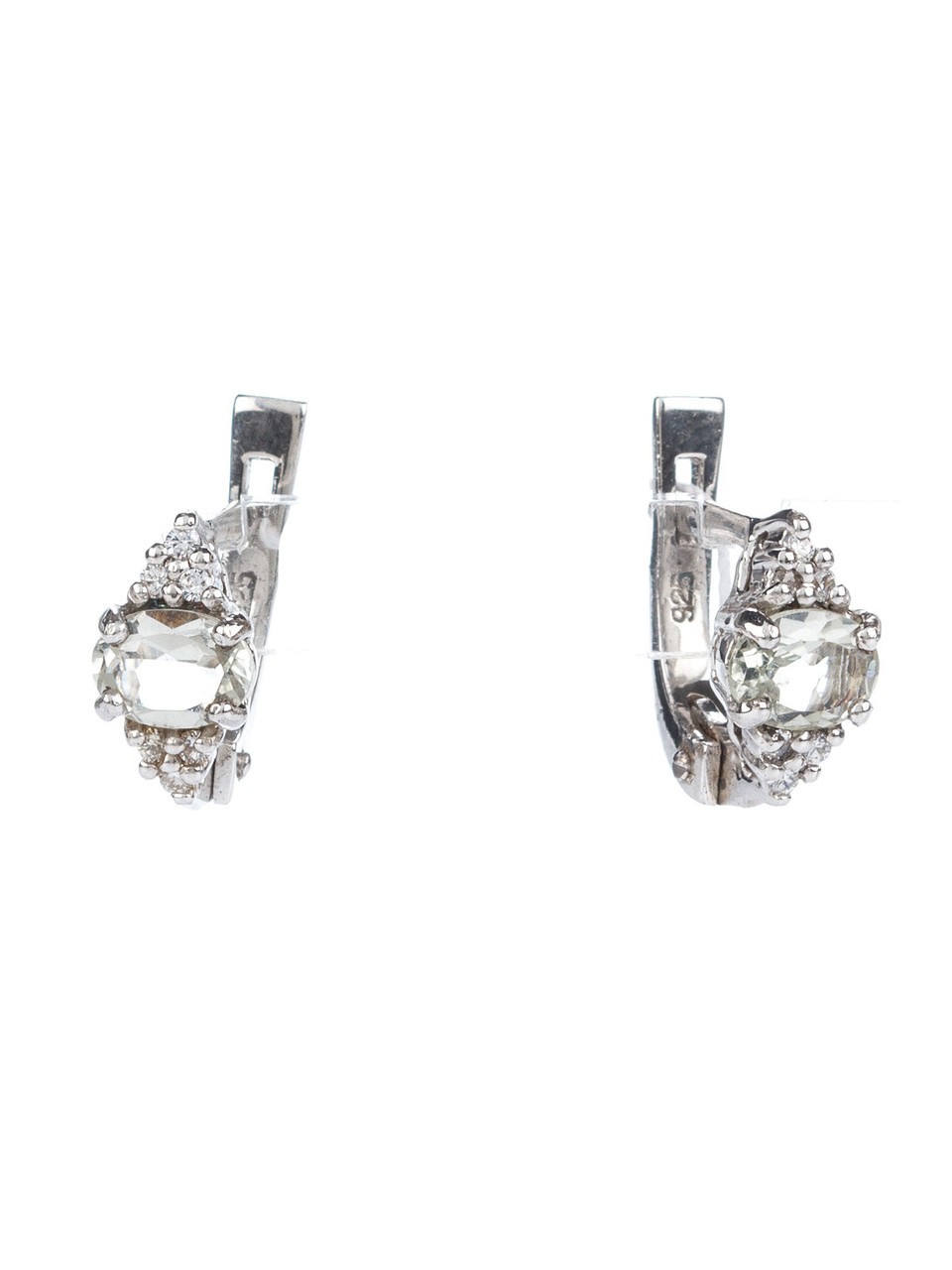 

Серьги из серебра с аметистом Е-150