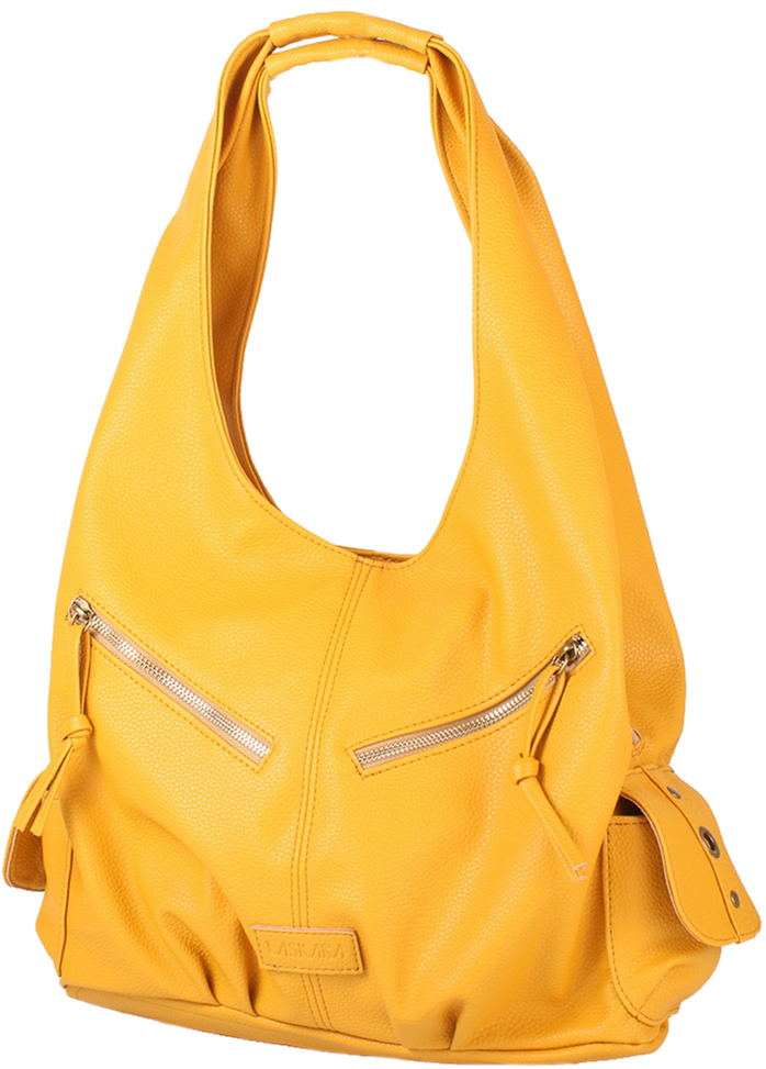 

Женская сумка Laskara LK-10239-yellow Желтая