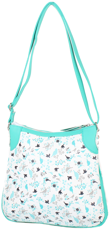 

Женская сумка Laskara LK-20286-turquoise Мятно-белая