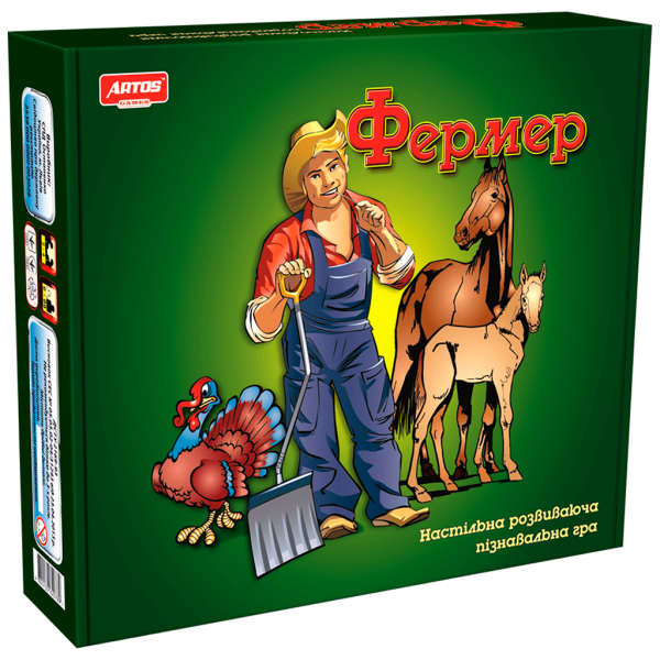 

Настольная игра Artos Games (СПД Остапенко) Фермер (Farmer) ArtosGames ( 4820130620758 )