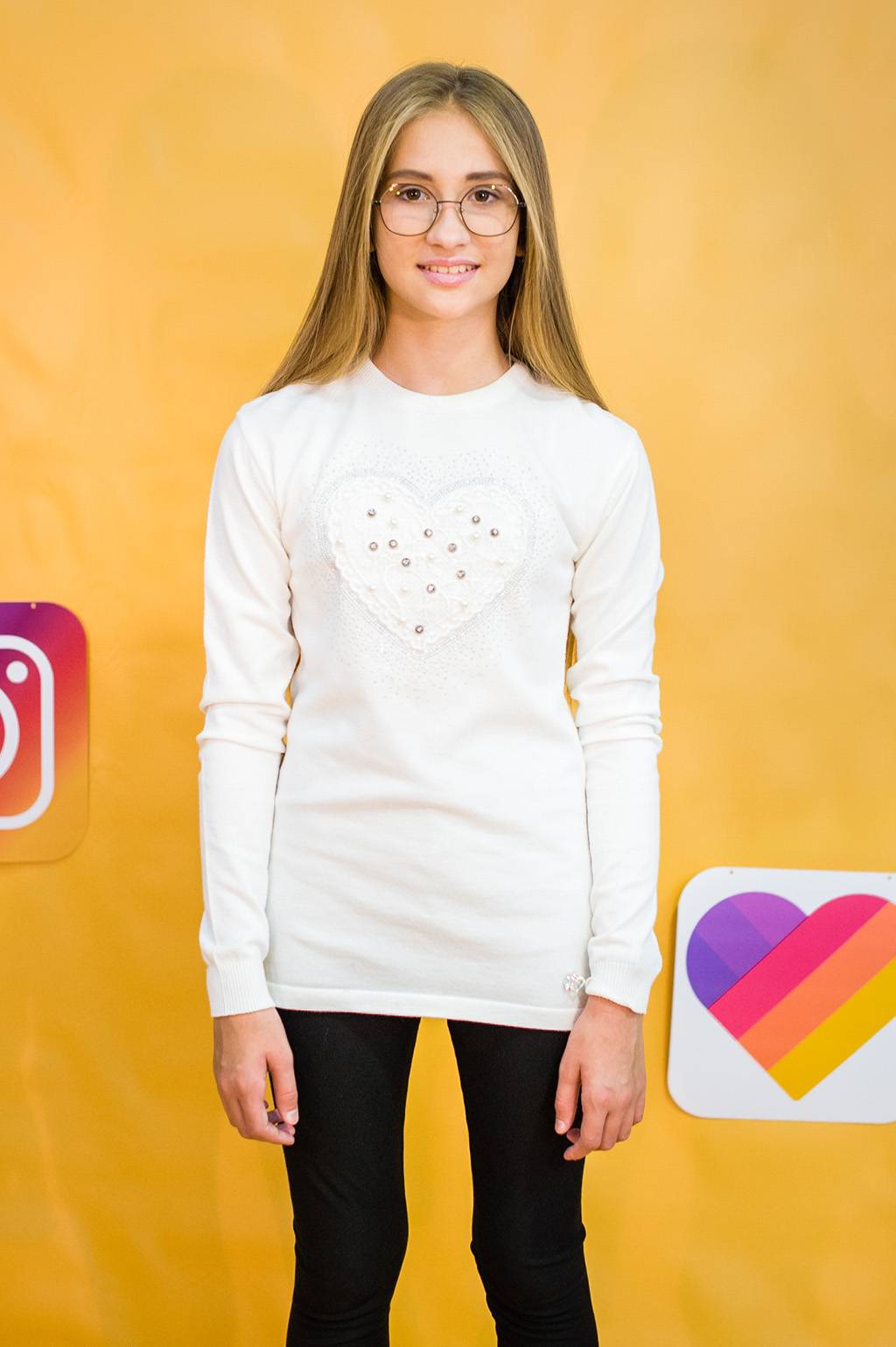 

Футболка с длинными рукавами Miss Blaze 158 см Белый (6307881258709)
