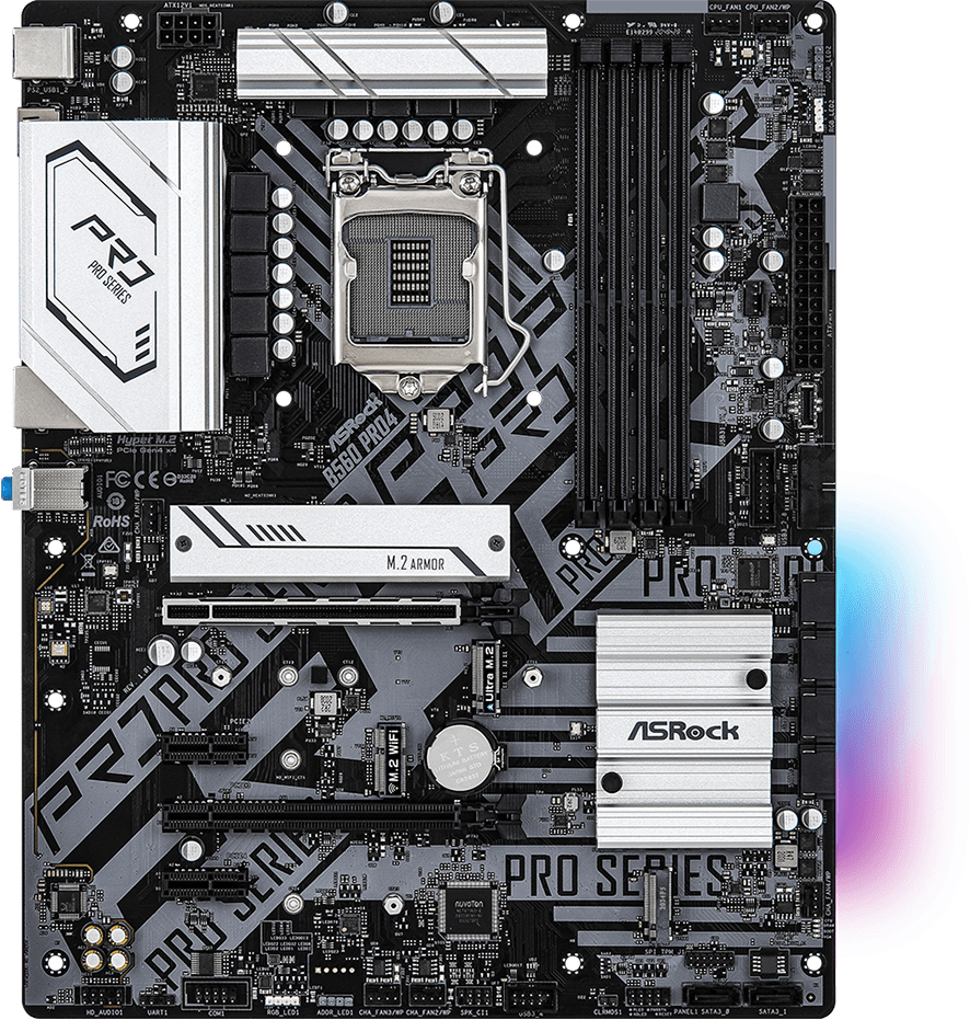 

Материнская плата ASRock B560 Pro4 (s1200, Intel B560, PCI-Ex16)