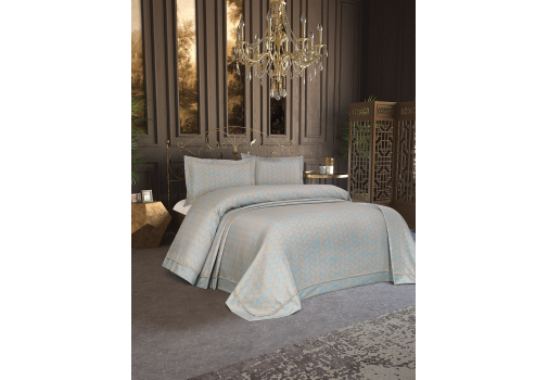 

Покрывало Tropik Home Pandora Leaves Turkuaz 1271-9 240x260 Бирюзовый