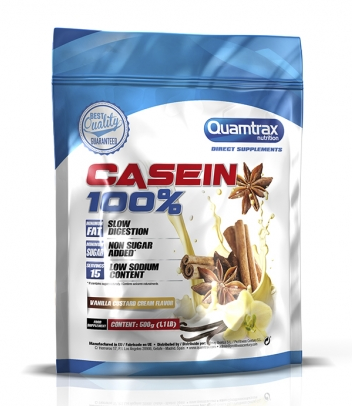 

Казеин Quamtrax 100% Casein 500 г - ванильный крем