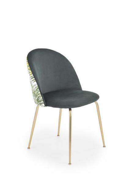 

Стул Halmar K372 49/50/78/45 см Темно-зеленый/Золотой