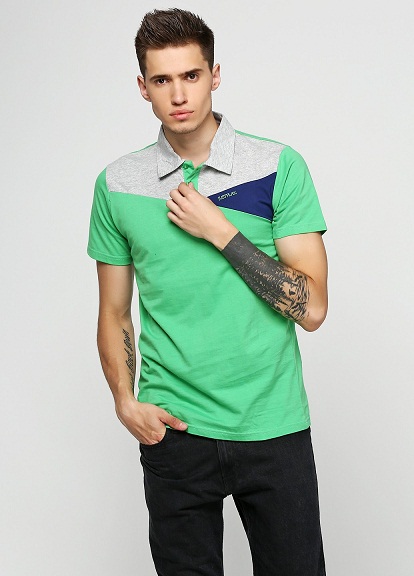 

Футболка Justplay XL Зеленый, серый, синий Т1052 Grey-Green