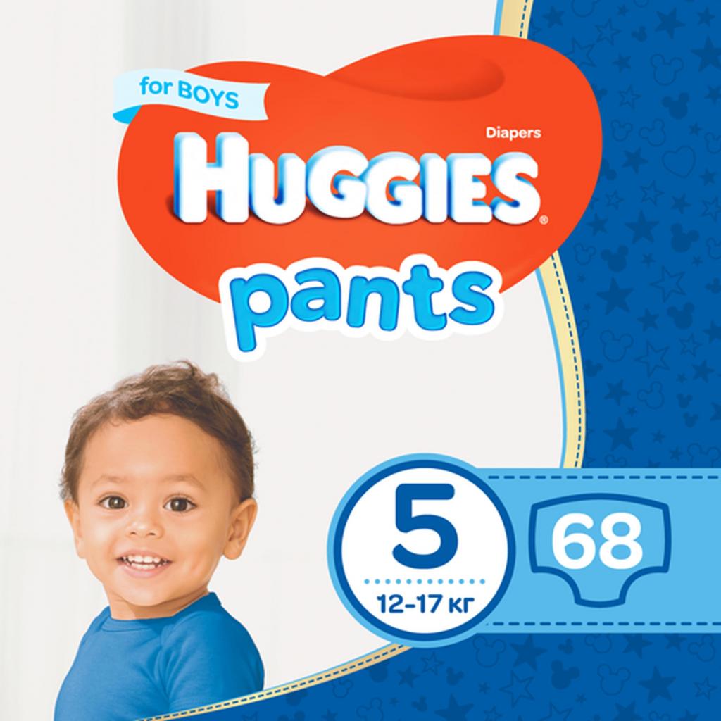 

Подгузник Huggies Pants 5 для мальчиков (12-17 кг) 68 шт (5029053564128)