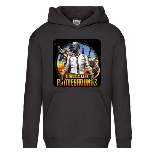 

Худи для девочек Fruit of the Loom pubg battleground Черный 152 см CHHUDK2D152X