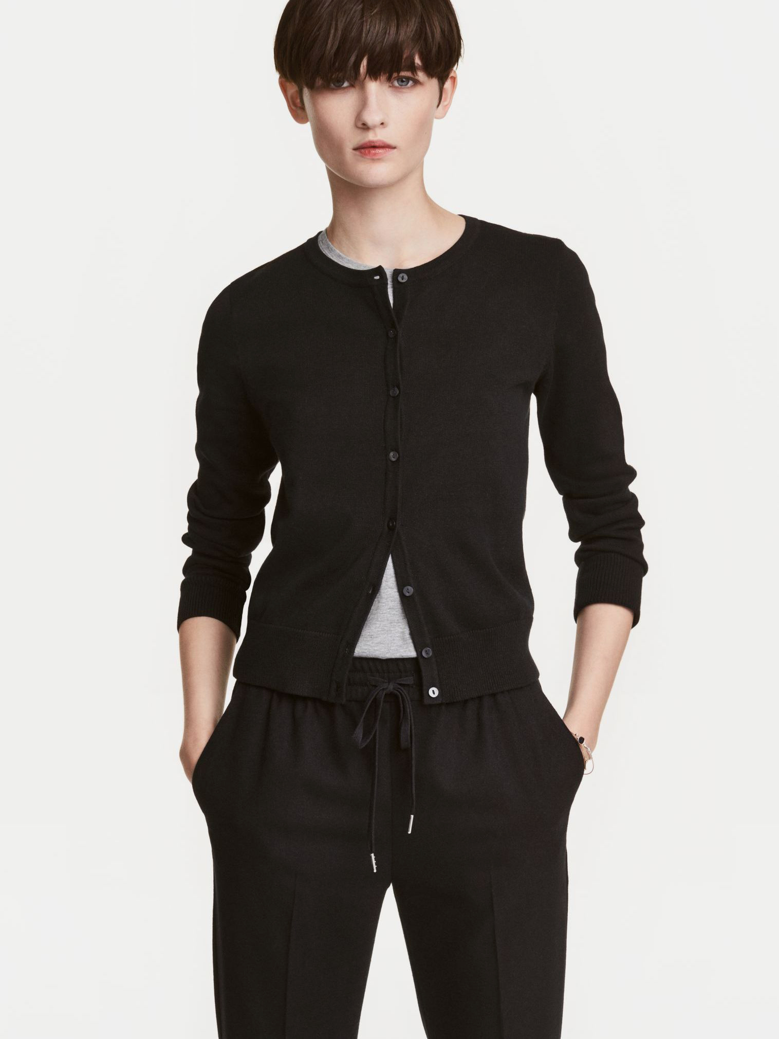 

Кардиган H&M 0396371 L Черный