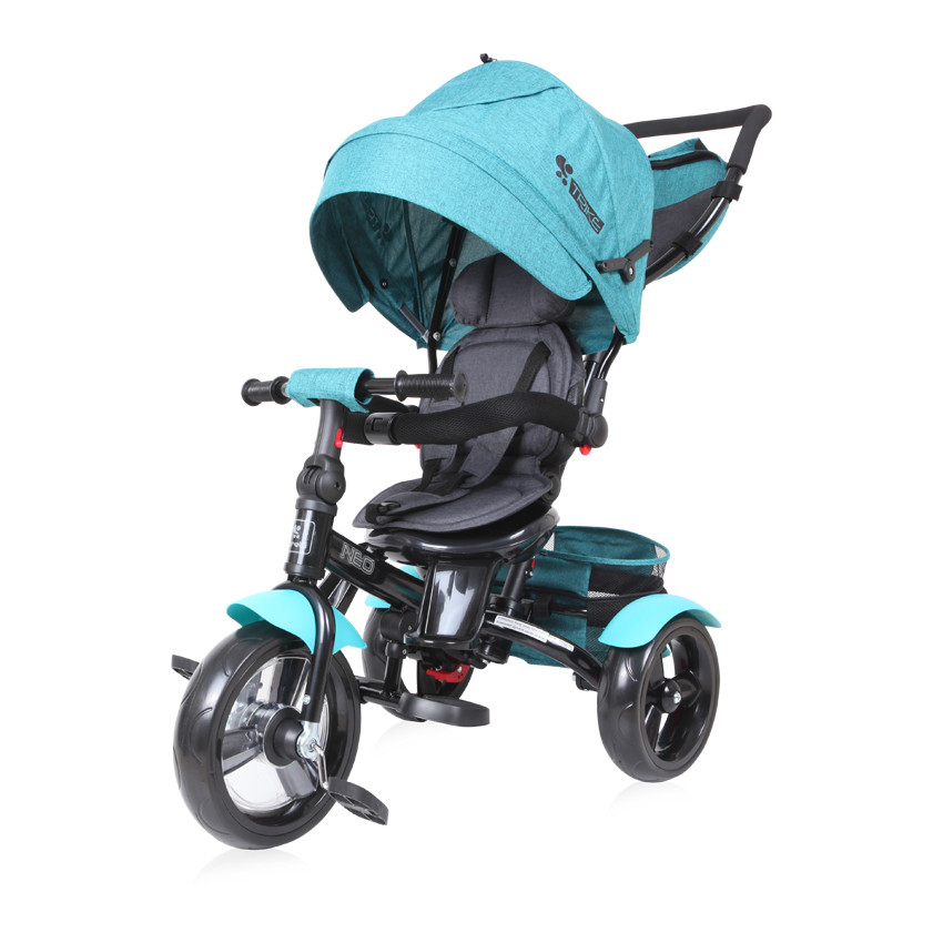 

Трехколесный велосипед Neo Lorelli 104х120х55 см Черно-бирюзовый 000125819
