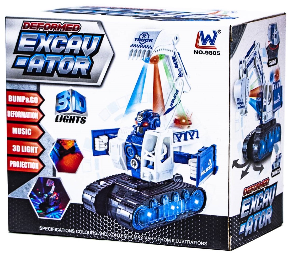 

Интерактивная игрушка "Музыкальный экскаватор" LW Toys Разноцветный 000125925