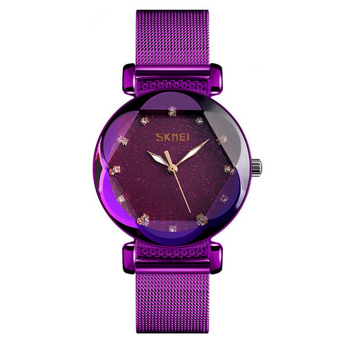 

Женские наручные часы (9188 Violet Metall) Skmei 34 мм Фиолетовый 000125227