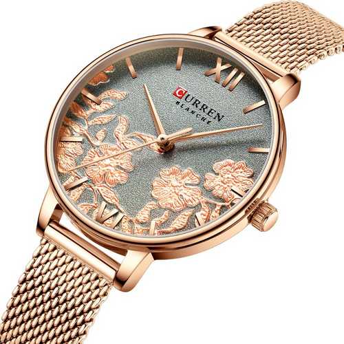 

Женские наручные часы (9065 Cuprum-Gray) Curren 32 мм Бронзовый 000125270