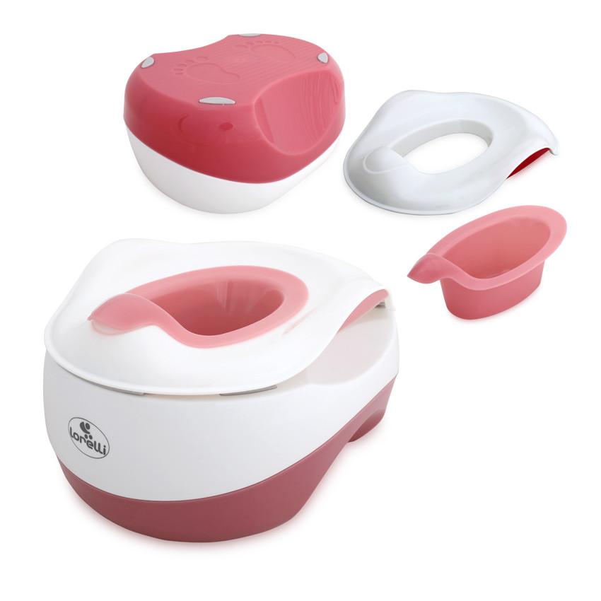 

Горшок-ступенька WC Transform Lorelli 36х31х20 см Розовый 000125793