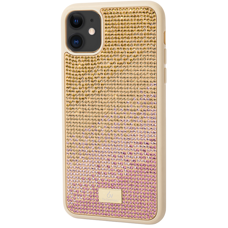 

TPU чехол Bling World Rainbown Design для Apple iPhone 11 (6.1") Золотой