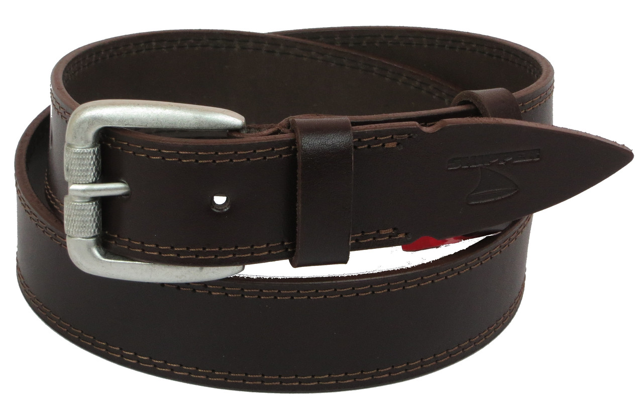 

Мужской кожаный ремень под джинсы Skipper supersumka (TР0121098-38)