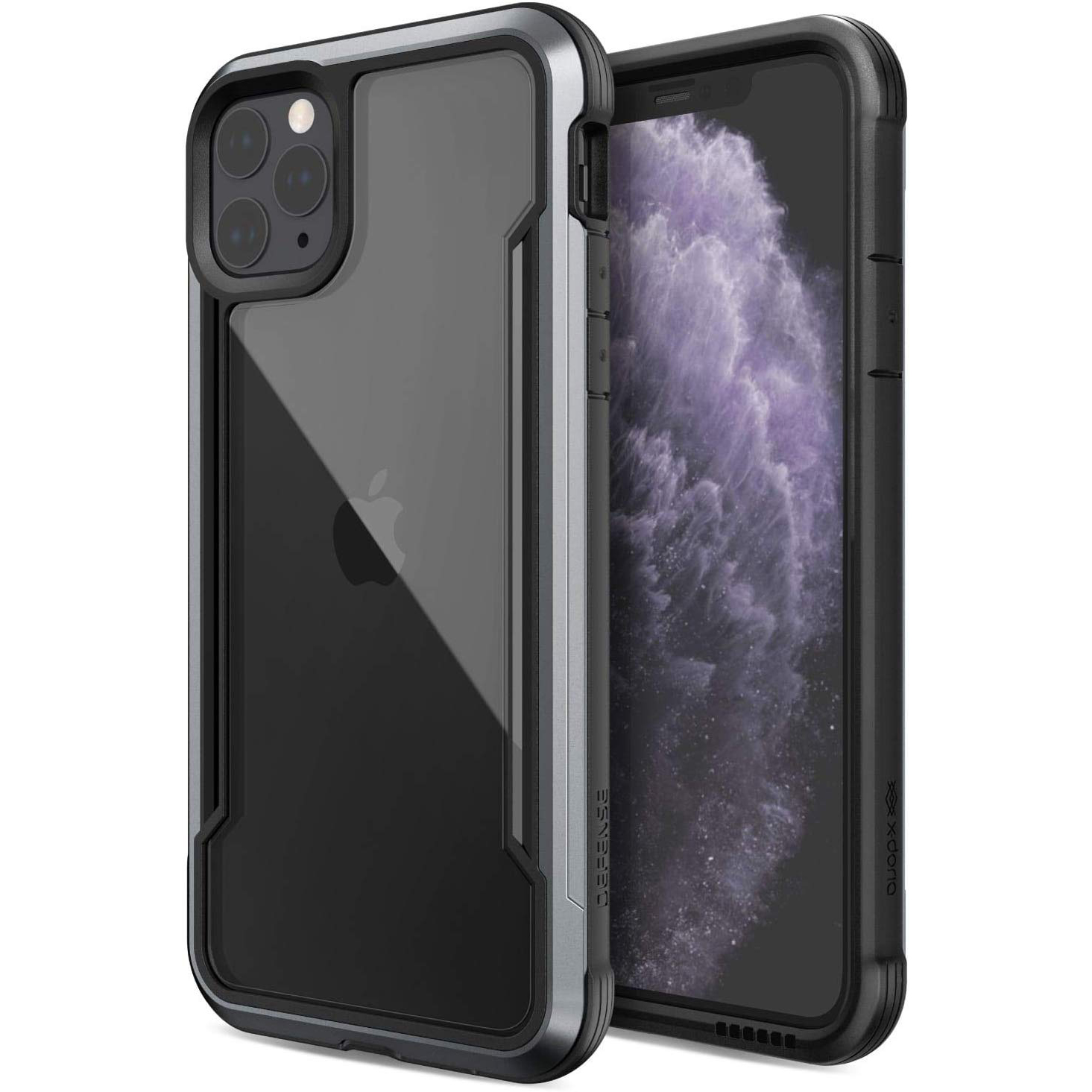 

Чехол Defense Shield Series (TPU+Metal+PC) для Apple iPhone 11 Pro (5.8") Черный