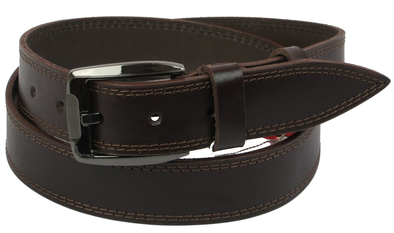 

Мужской кожаный ремень под джинсы Skipper supersumka (TР0121114-38)