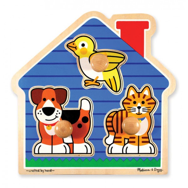 

Формовой пазл-вкладыш Pets Домашние животные 8 элементов Melissa & Doug MD13724
