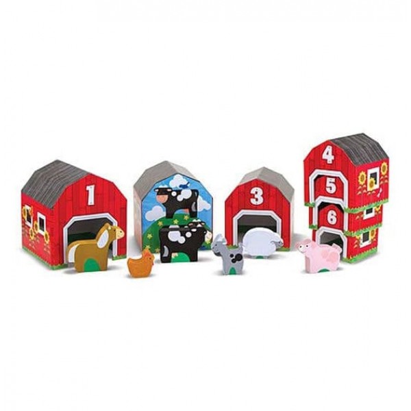 

Набор блоков-сараев с животными Melissa & Doug