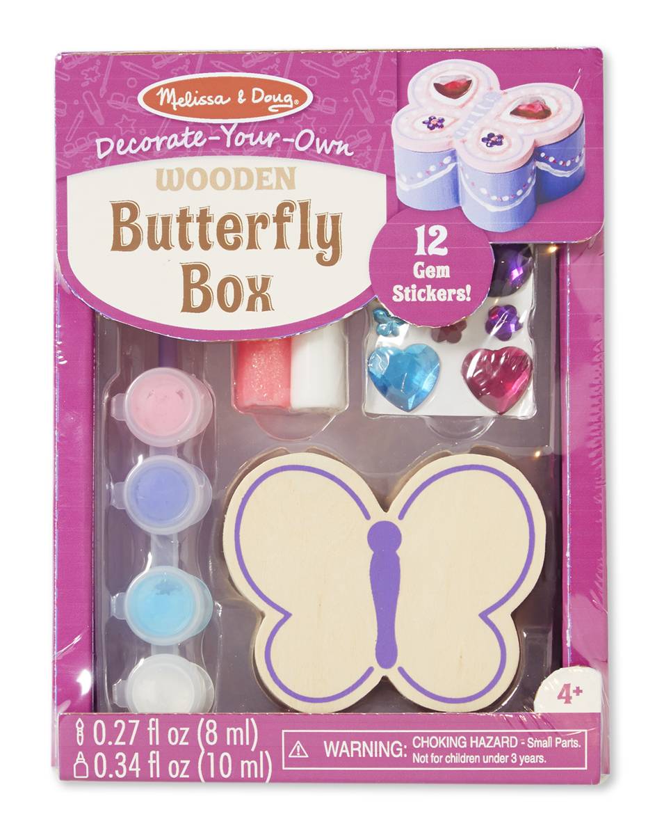 

Шкатулка Бабочка оформительский набор Melissa & Doug