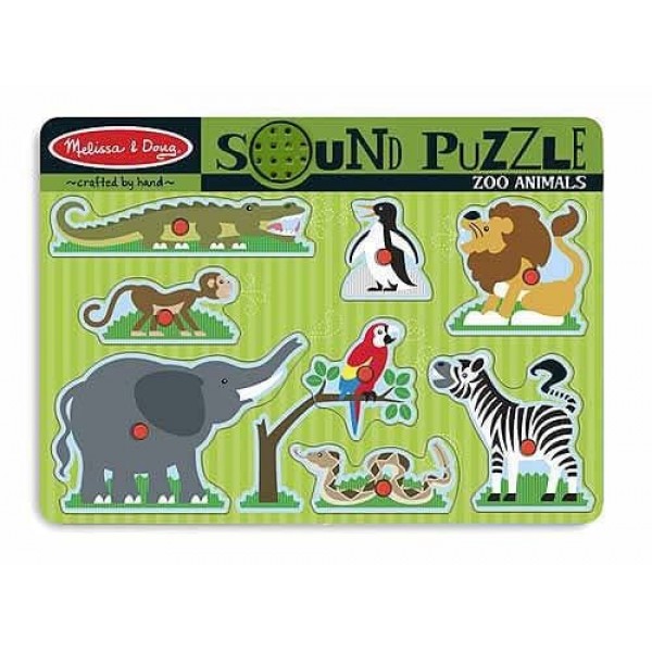 

Звуковой пазл Зоопарк Melissa&Doug