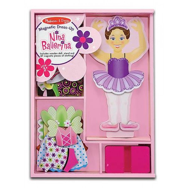 

Магнитная одевалка Нина балерина Melissa & Doug