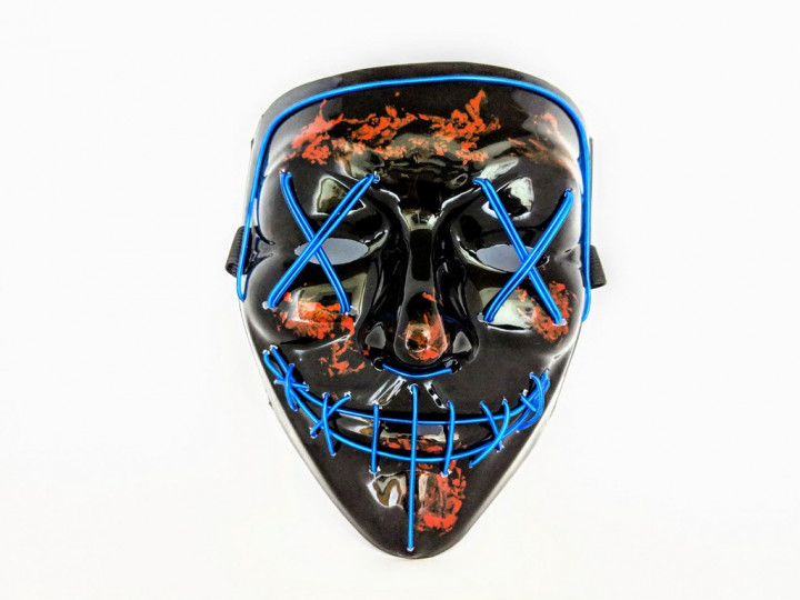 

Неоновая маска Purge Mask Судная ночь Разноцветная №7
