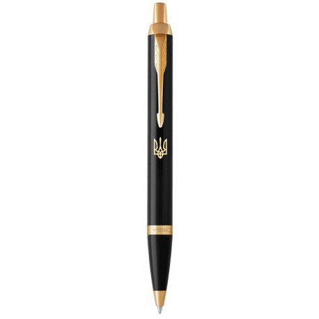 

Шарикова ручка Parker IM 17 Black GT BP Трезубец 22 032_TR
