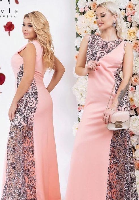 

Платье G&M k-67496 44-46 Размер цвет персиковый
