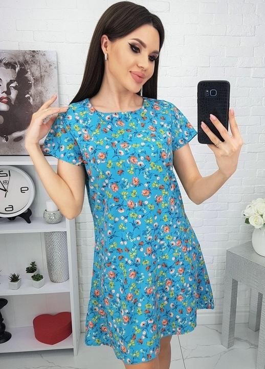 

Платье G&M k-67640 - Размер цвет голубой, Платье G&M k-67640 44-46 Размер цвет голубой