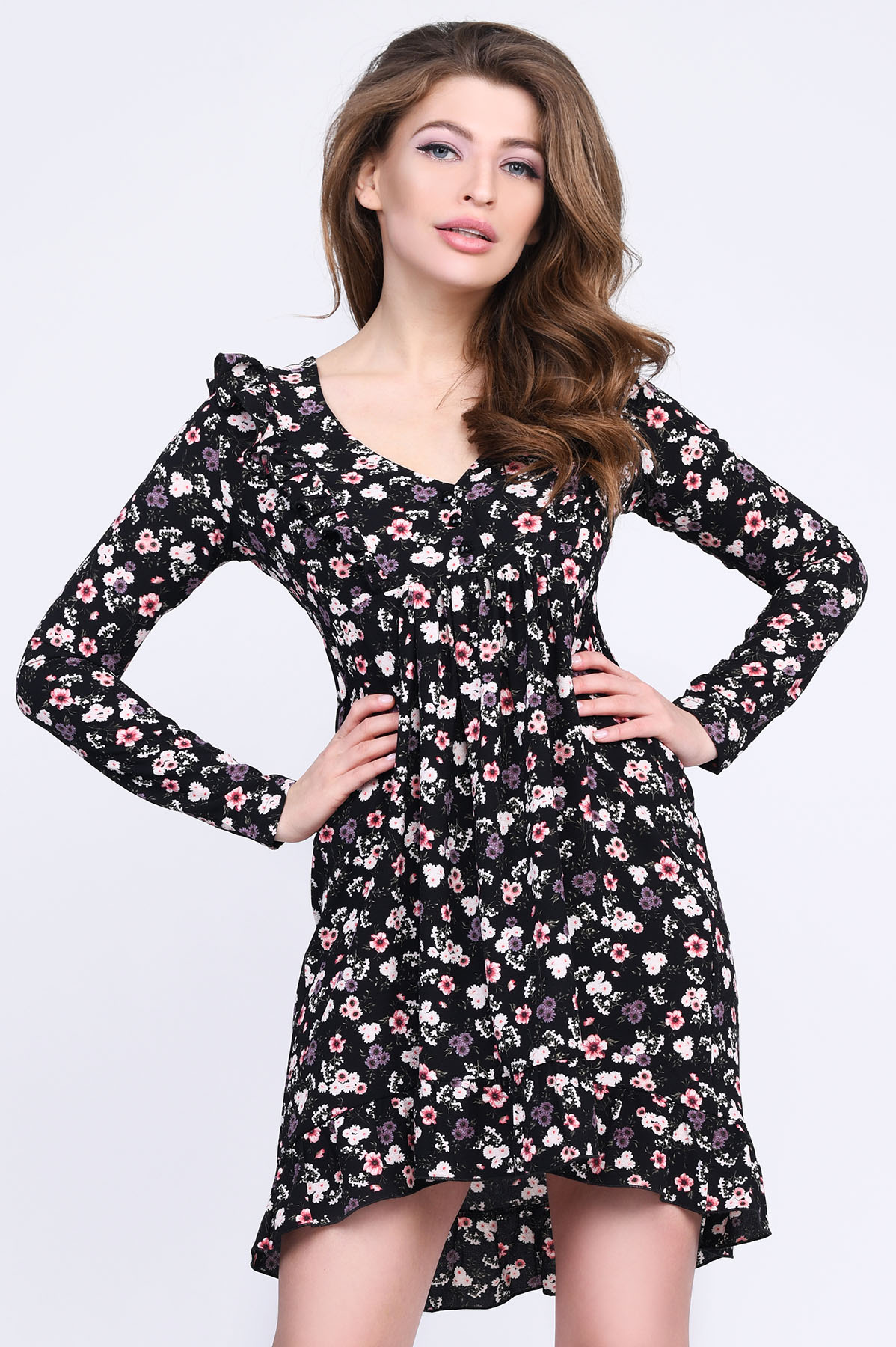 

Платье KP-10235-8, (Черный) G&M  Размер цвет Черный, Платье KP-10235-8, (Черный) G&M S Размер цвет Черный