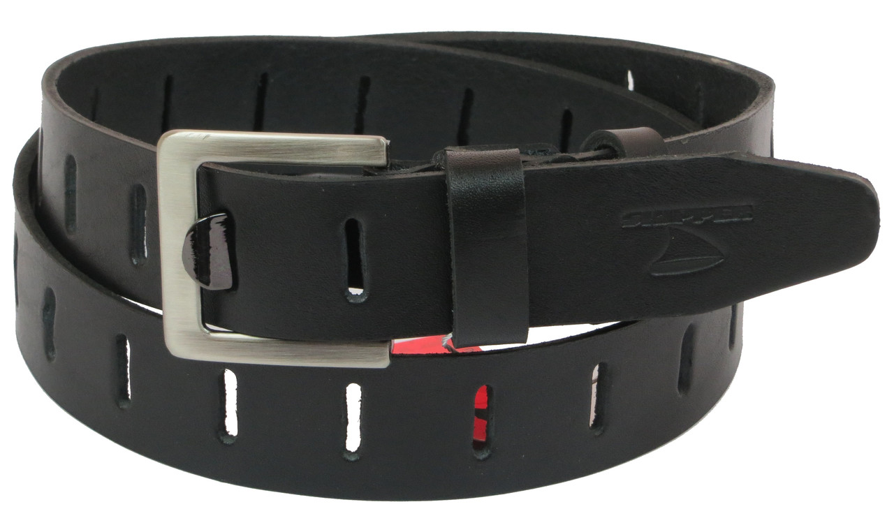 

Мужской кожаный ремень под джинсы Skipper supersumka (TР0121083-38)