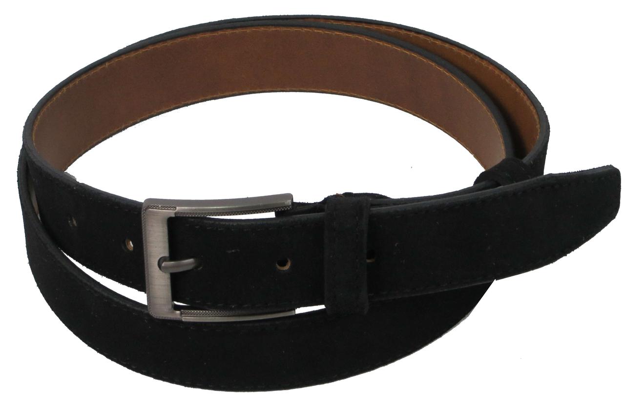 

Ремень замшевый под брюки Skipper черный 3,5 см supersumka (TР0121279-35)