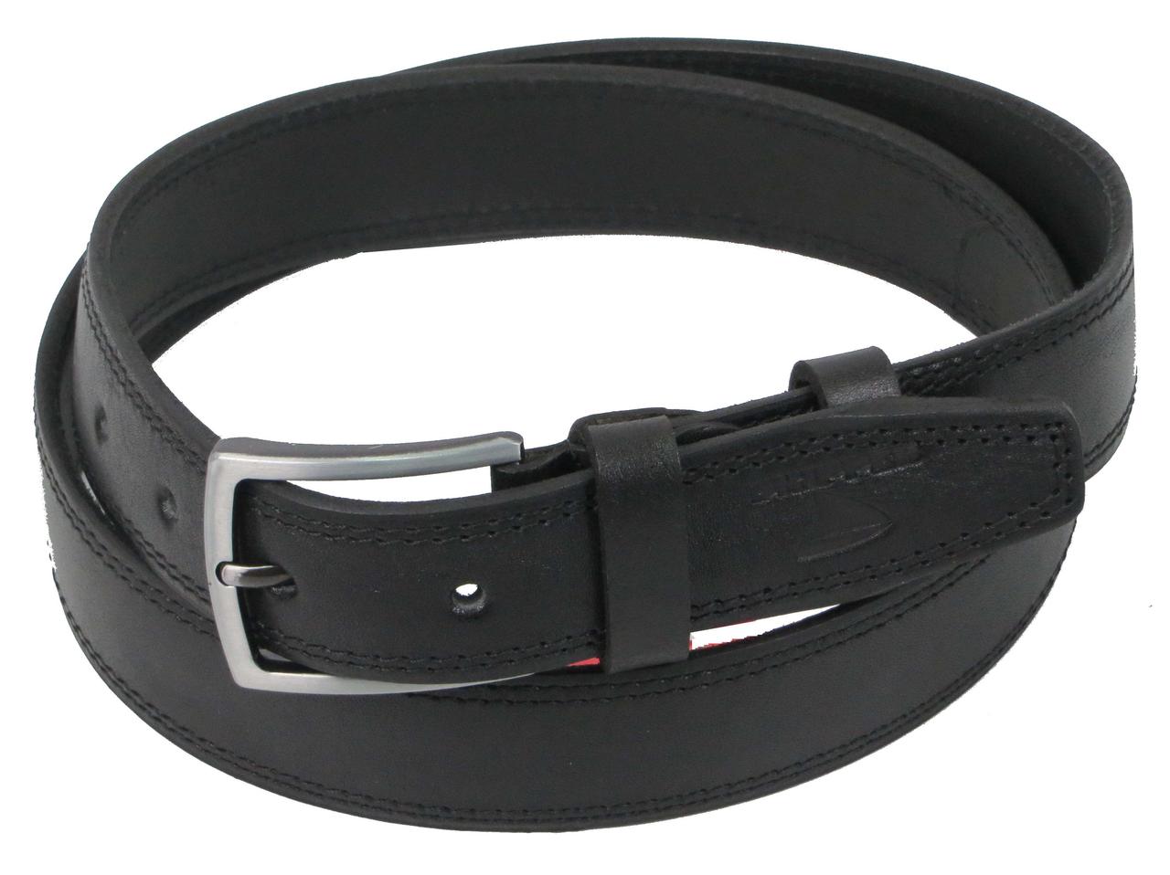 

Мужской кожаный ремень для брюк Skipper черный 3,5 см supersumka (TР0121280-35)
