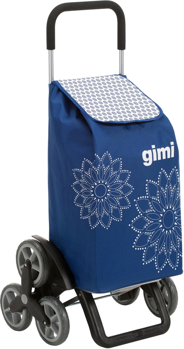 

Сумка-тележка Gimi Tris 56 л Floral Blue