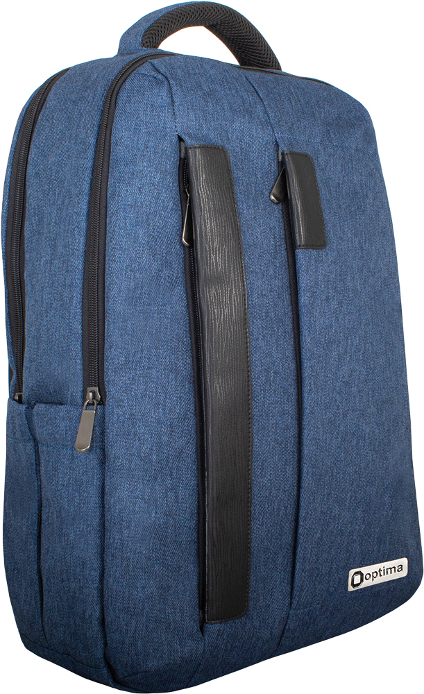 

Рюкзак деловой Optima 17.5” Classic мужской 0.7 кг 26-35 л Синий с выделенными элементами (O97493)