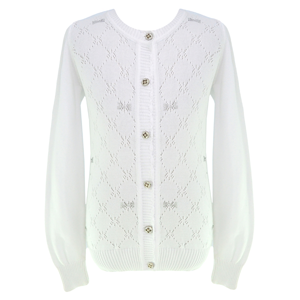 

Кофта для девочки Full 1275 128 см Белый