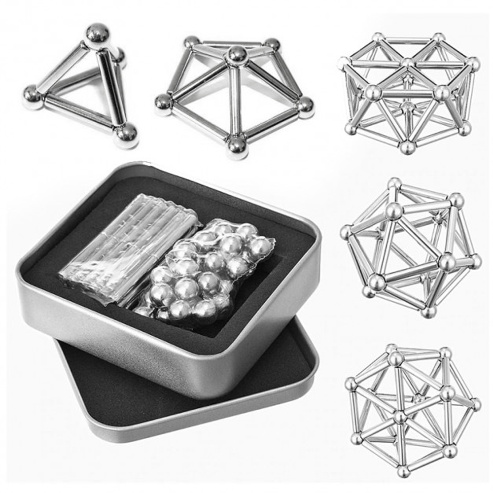 

Магнитный конструктор Neocube NEO 63 детали Серебристый (2000992400695)