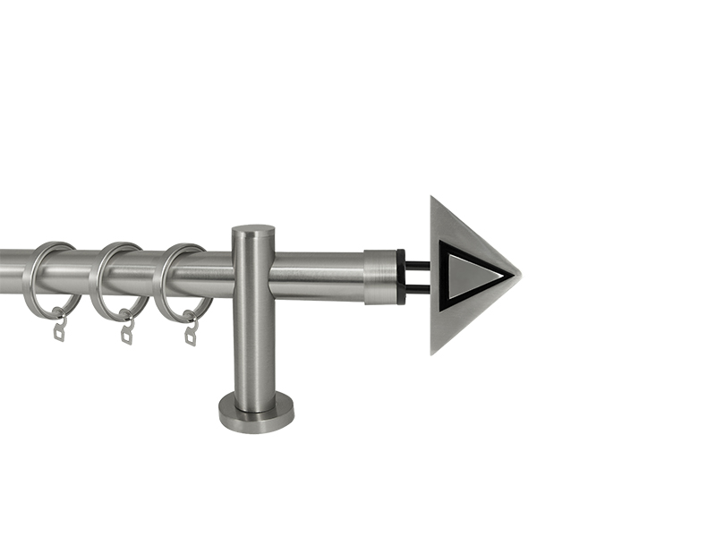 

Карниз однорядный 30мм ОЛИМПО 2,40м Черный/сталь ( 1605168810124 )