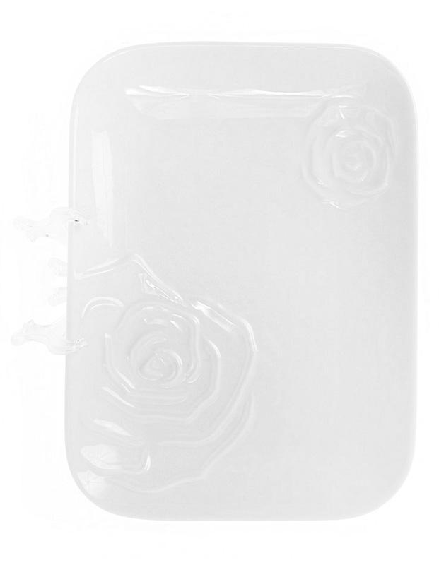 

Набор 6 фарфоровых обеденных тарелок White Rose 20.5x15см (белый фарфор) Bona (TР01632313932)