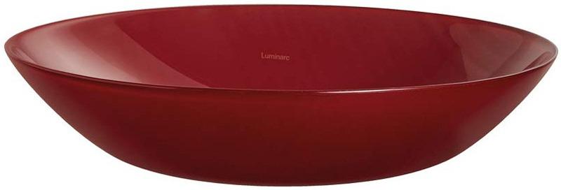 

Набор 6 суповых тарелок Arty Burgundy Ø20см, стекло Luminarc (TР01632320227)