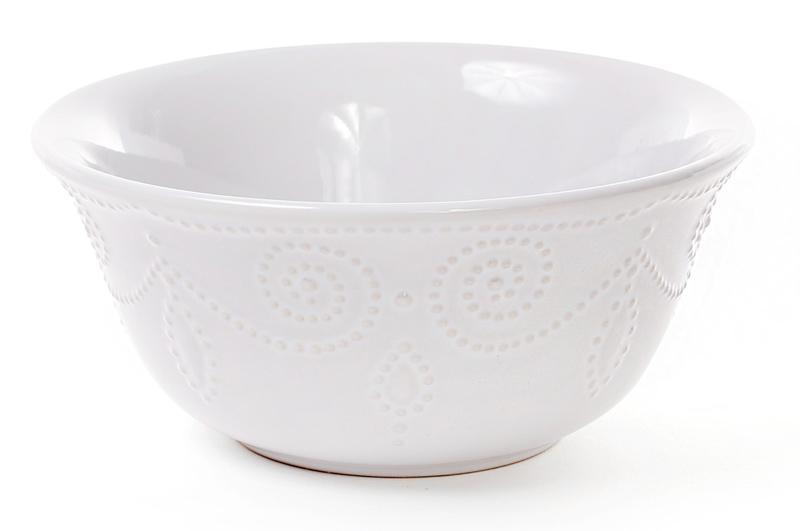 

Набор 6 салатников (пиал) Leeds Ceramics 800мл, каменная керамика (белые) Bona (TР01632311768)